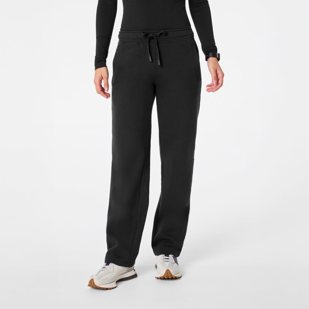 Women's Black Off-Shift Straight-Leg - Sweatpant™