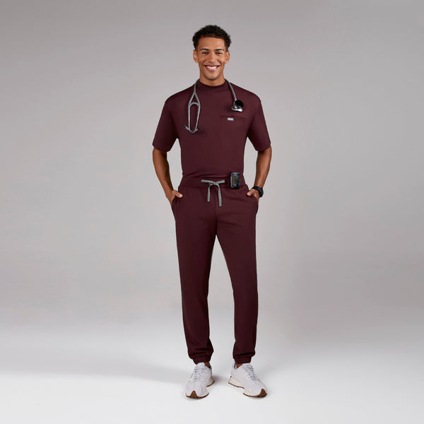 Men's Burgundy Forster Slim FORMx Jogger - Scrub Pant™