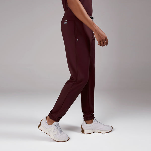 Men's Burgundy Forster Slim FORMx Jogger - Short Scrub Pant™