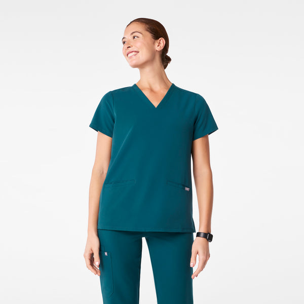 Women's Caribbean Blue Casma -  Scrub Top™