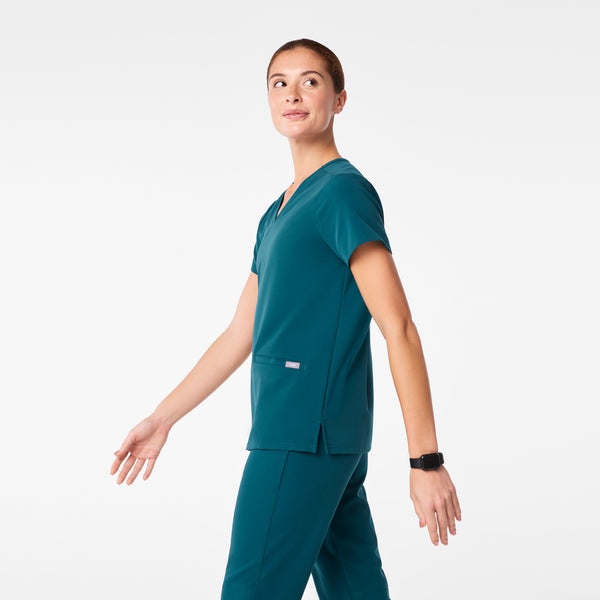 Women's Caribbean Blue Casma -  Scrub Top™