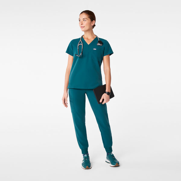 Women's Caribbean Blue Catarina -  Scrub Top™