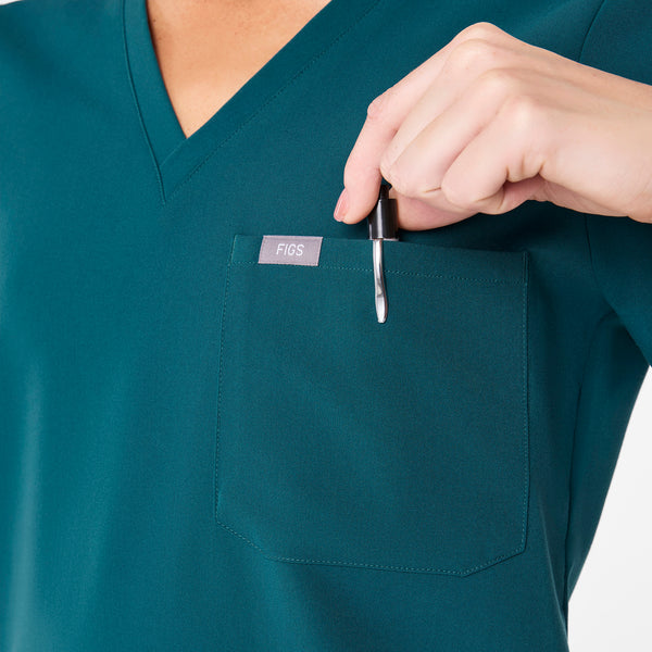 Women's Caribbean Blue Catarina -  Scrub Top™