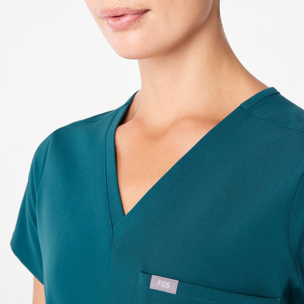 Women's Caribbean Blue Catarina -  Scrub Top™