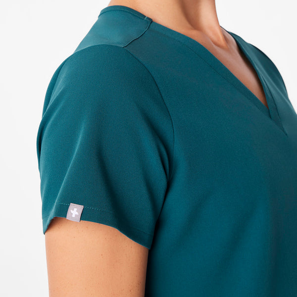 Women's Caribbean Blue Catarina -  Scrub Top™