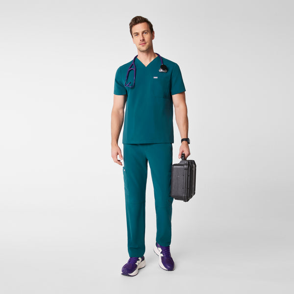 Men's Caribbean Blue Chisec -  Scrub Top™