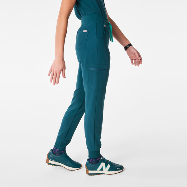 Women's Caribbean Blue Zamora High-Rise - Petite Jogger Scrub Pant™