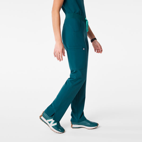 Women's Caribbean Blue Kade - Petite Straight-Leg Scrub Pant™