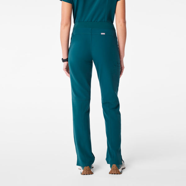 Women's Caribbean Blue Kade - Petite Straight-Leg Scrub Pant™