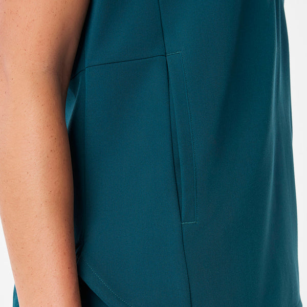 Women's Caribbean Blue Montex Relaxed Scrub Top