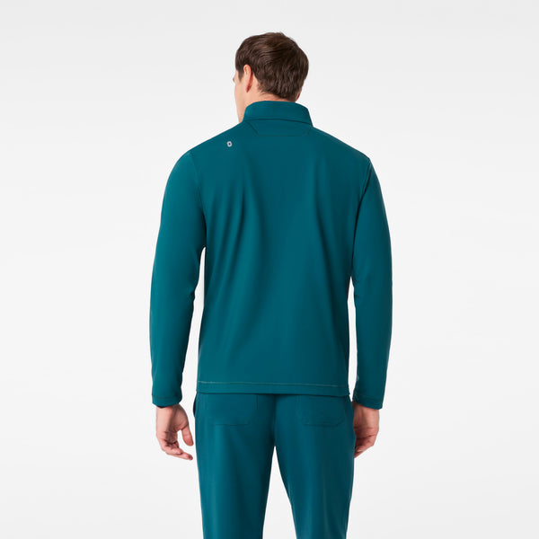 Men's Caribbean Blue ContourKnit Scrub Jacket