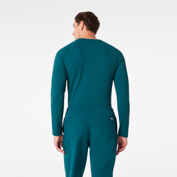 Men's Caribbean Blue Waffle - Long-Sleeve Underscrub