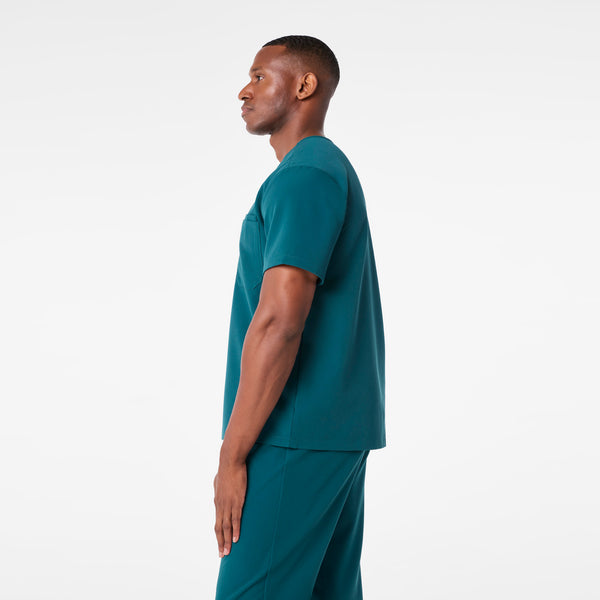 Men's Caribbean Blue Leon -  Scrub Top™