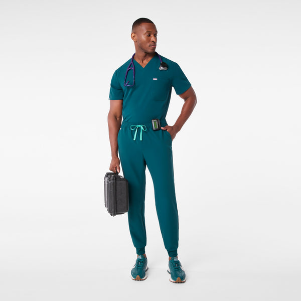 Men's Caribbean Blue Tansen - Short Jogger Scrub Pant™