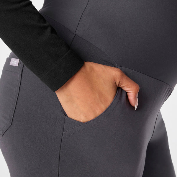 Women's Charcoal Zamora - Maternity Scrub Pant
