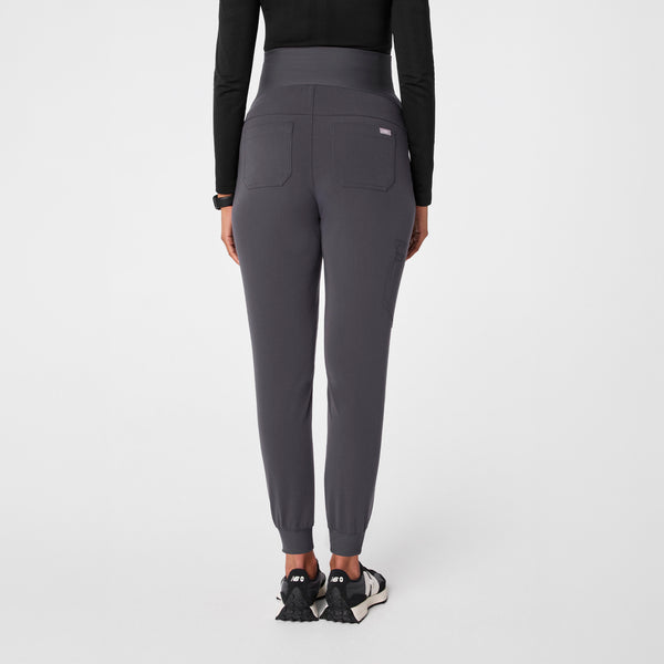 Women's Charcoal Zamora - Tall Maternity Scrub Pant