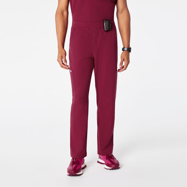 Men's Deep Cranberry Axim - Short Straight-Leg Scrub Pant™