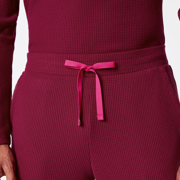 Men's Deep Cranberry Off-Shift Waffle - Jogger Sweatpant™