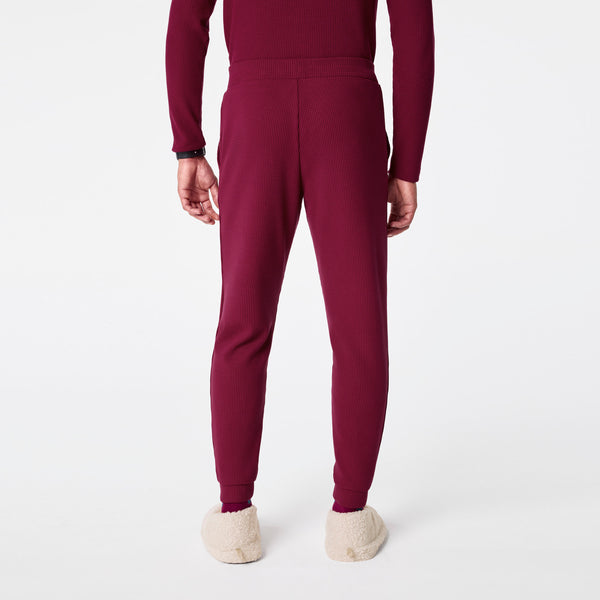 Men's Deep Cranberry Off-Shift Waffle - Jogger Sweatpant™