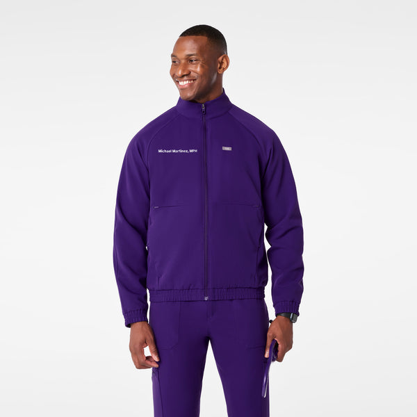 Men's Purple Pulse Cobaki -  Scrub Jacket