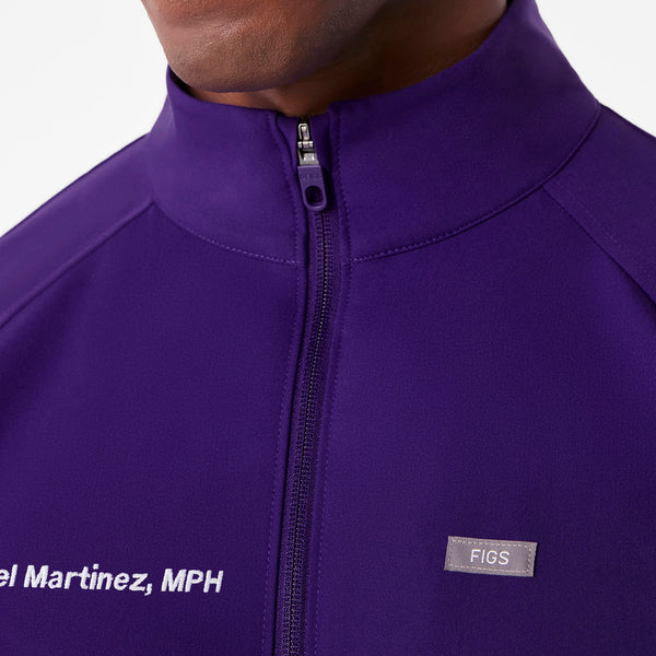 Men's Purple Pulse Cobaki -  Scrub Jacket