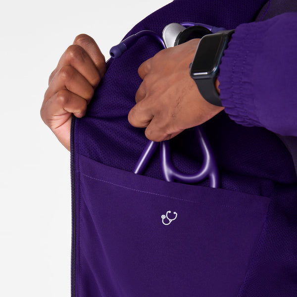 Men's Purple Pulse Cobaki -  Scrub Jacket