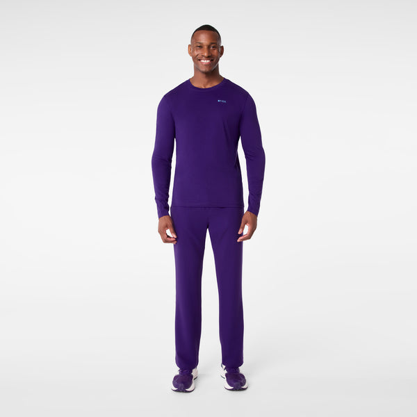 Men's Purple Pulse Sleigh Rounds - Long-Sleeve Underscrub