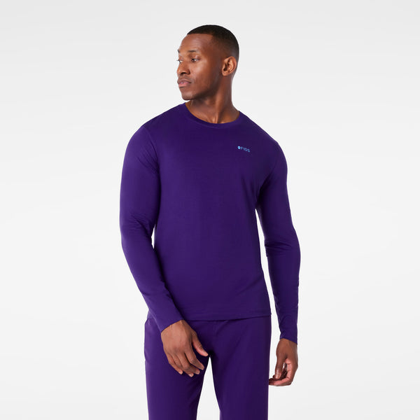 Men's Purple Pulse Sleigh Rounds - Long-Sleeve Underscrub