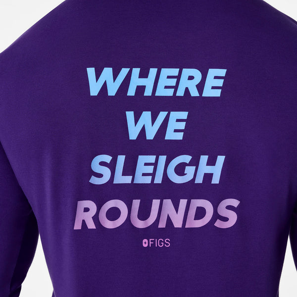 Men's Purple Pulse Sleigh Rounds - Long-Sleeve Underscrub