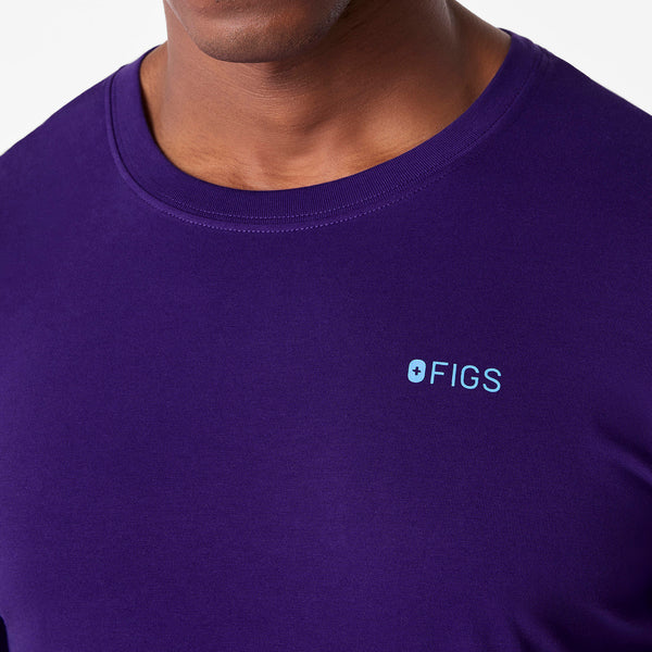 Men's Purple Pulse Sleigh Rounds - Long-Sleeve Underscrub