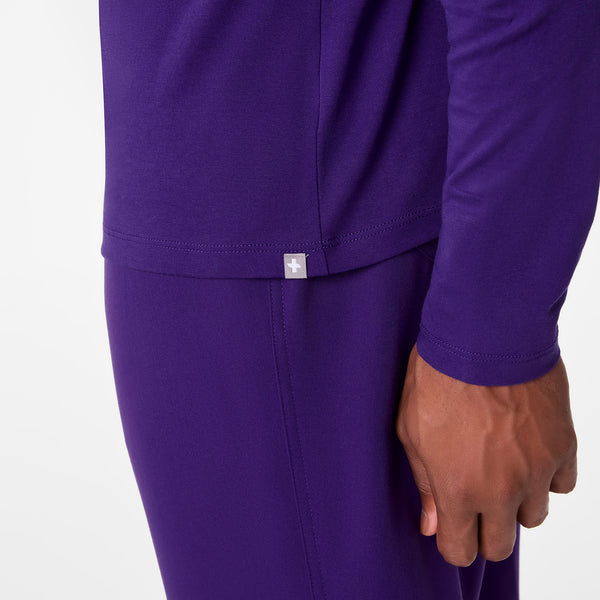 Men's Purple Pulse Sleigh Rounds - Long-Sleeve Underscrub
