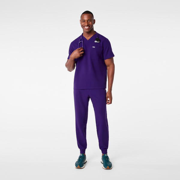 Men's Purple Pulse Leon -  Scrub Top™