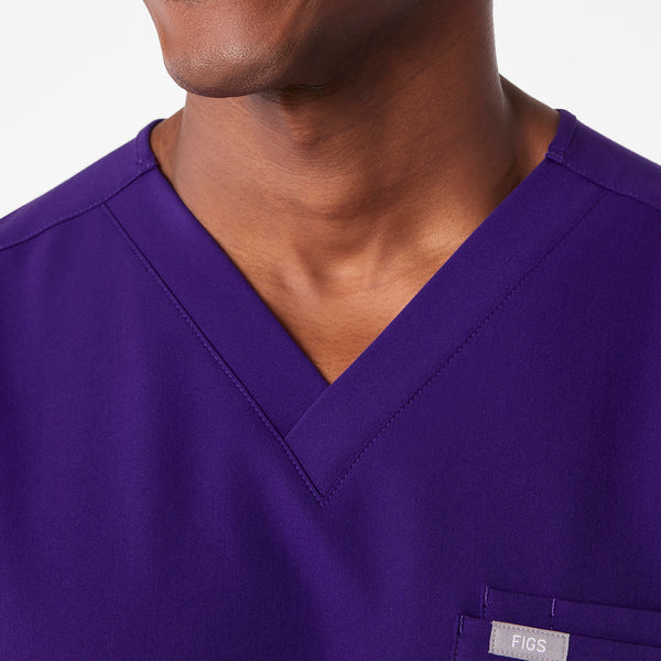 Men's Purple Pulse Leon -  Scrub Top™