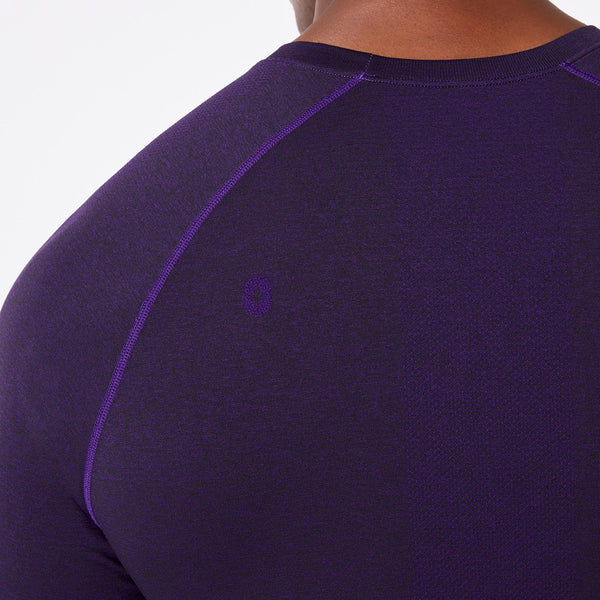 Men's Purple Pulse Makato Seamless - Long-Sleeve Underscrub