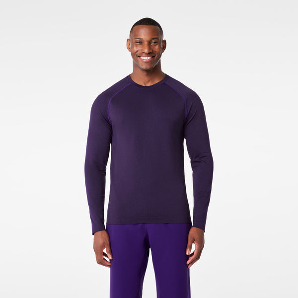 Men's Purple Pulse Makato Seamless - Long-Sleeve Underscrub