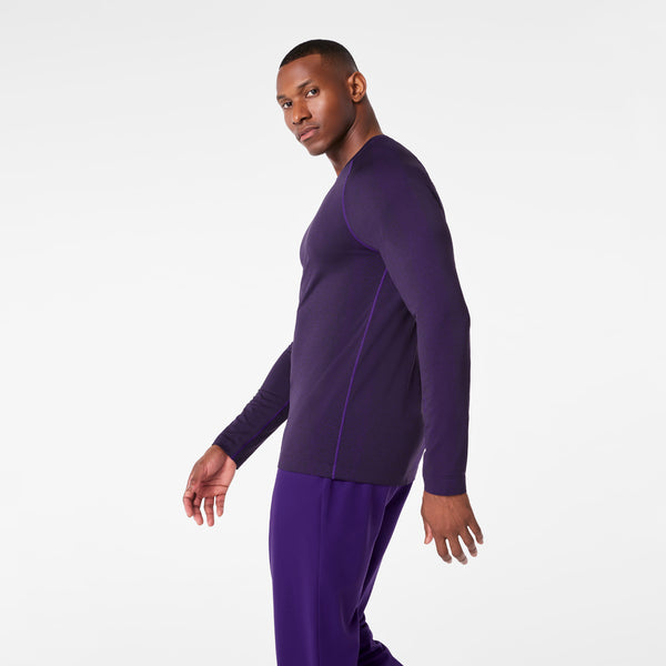 Men's Purple Pulse Makato Seamless - Long-Sleeve Underscrub