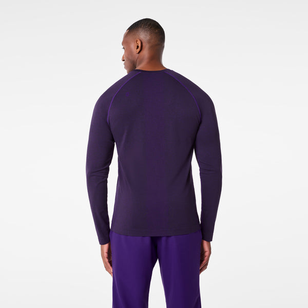 Men's Purple Pulse Makato Seamless - Long-Sleeve Underscrub