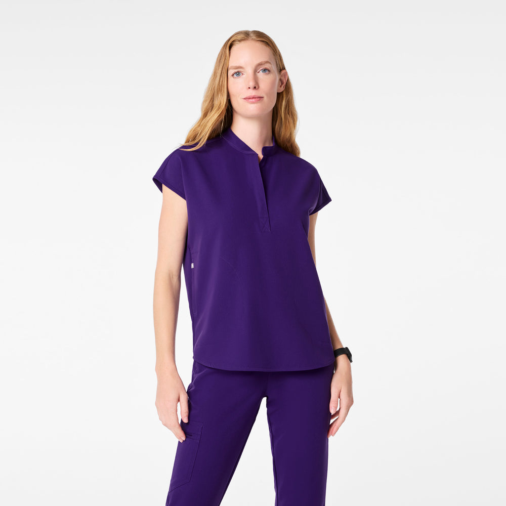 Women's Purple Pulse Rafaela - Oversized Scrub Top™