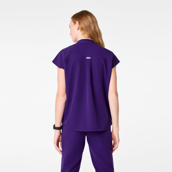 Women's Purple Pulse Rafaela - Oversized Scrub Top™