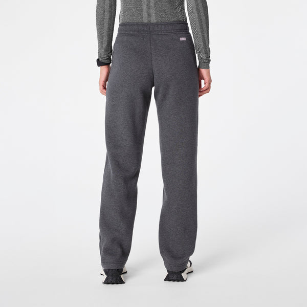 Women's Charcoal Heather Grey Off-Shift Straight-Leg - Sweatpant™