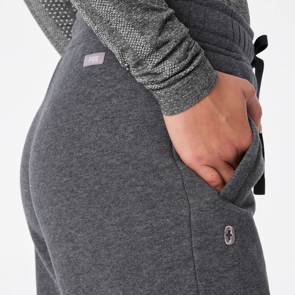 Women's Charcoal Heather Grey Off-Shift Straight-Leg - Sweatpant™
