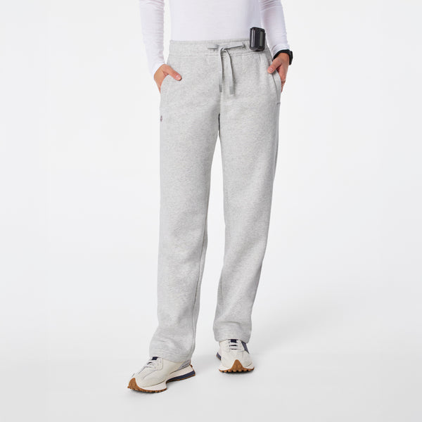 Women's Heather Grey Off-Shift Straight-Leg - Sweatpant™
