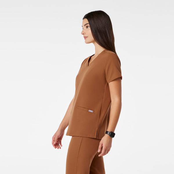 Women's Mocha Casma -  Scrub Top™