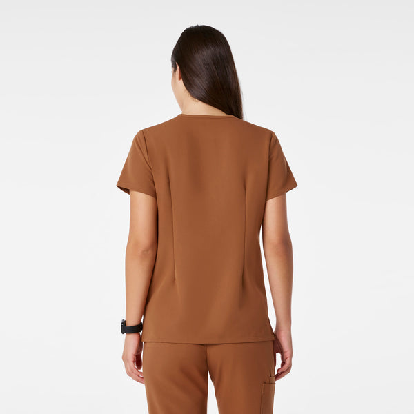 Women's Mocha Casma -  Scrub Top™