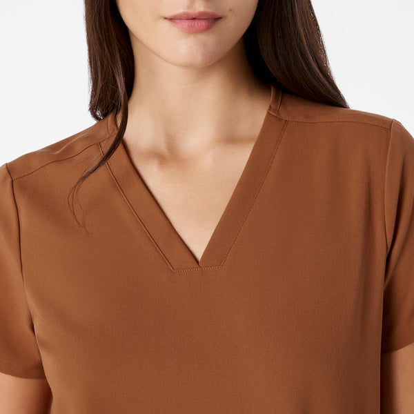 Women's Mocha Casma -  Scrub Top™