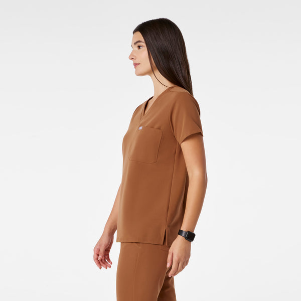 Women's Mocha Catarina -  Scrub Top™