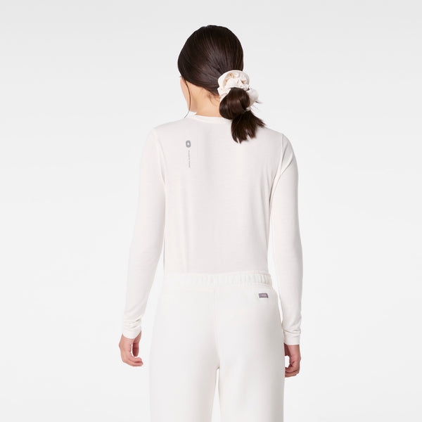 Women's Off White Tis The Season - Long-Sleeve Underscrub