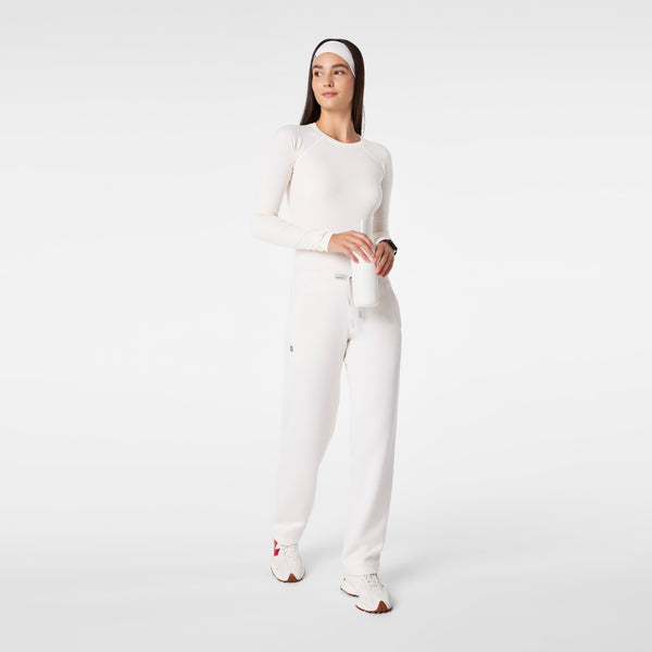 Women's Off White Off-Shift Straight-Leg - Sweatpant™