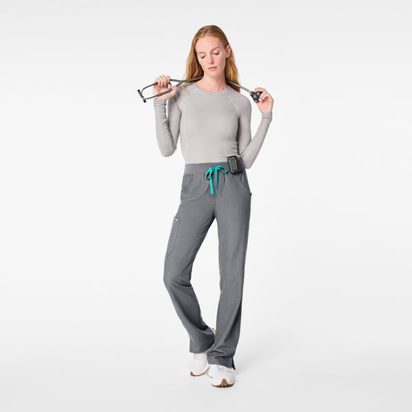 Women's Silver Frost Salta Shimmer Seamless - Long-Sleeve Underscrub