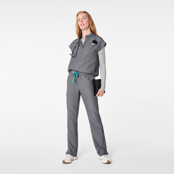 Women's Silver Frost Salta Shimmer Seamless - Long-Sleeve Underscrub